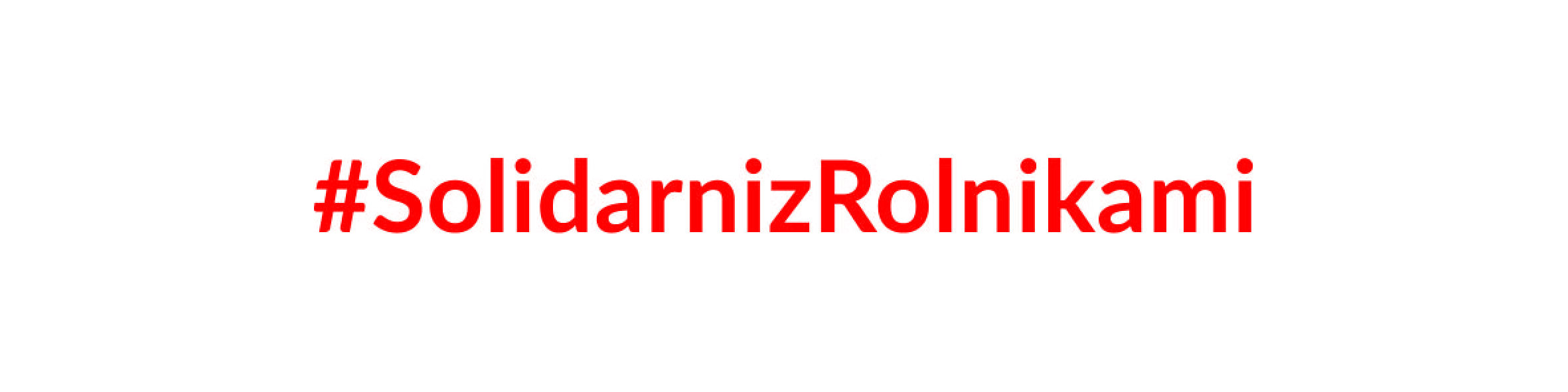 #SolidarnizRolnikami