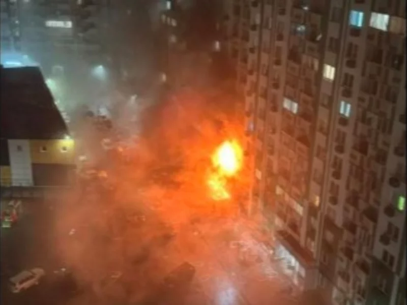 Ukraiński dron uderzył w blok w Rosji. Ranne dziecko