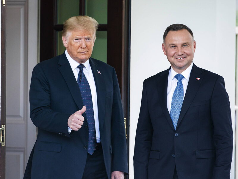 Duda i Trump rozmawiali o rozmieszczeniu broni atomowej na terenie Polski