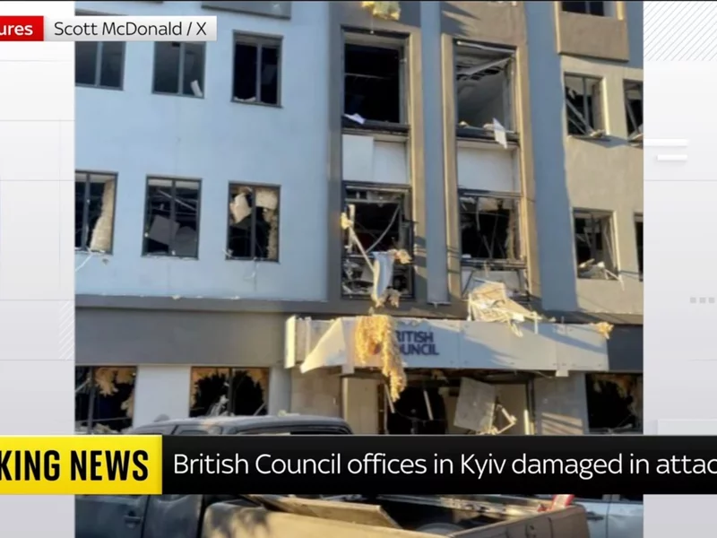 Rosja zaatakowała budynek British Council. Wielka Brytania reaguje
