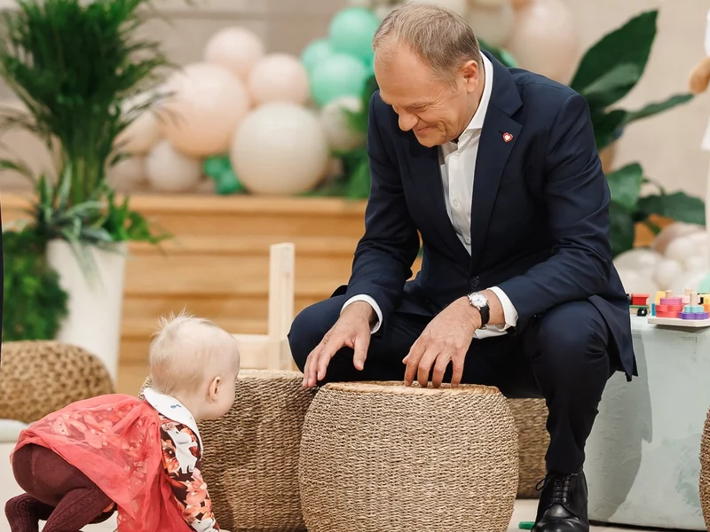 Tusk świętuje Dzień Dziecka. Zandberg: Ustawa o bezpłatnych obiadach czeka