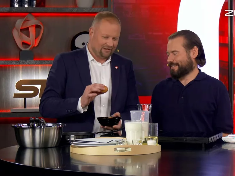 Zembaczyński robił naleśniki w Kanale Zero. "Je mi z ręki"