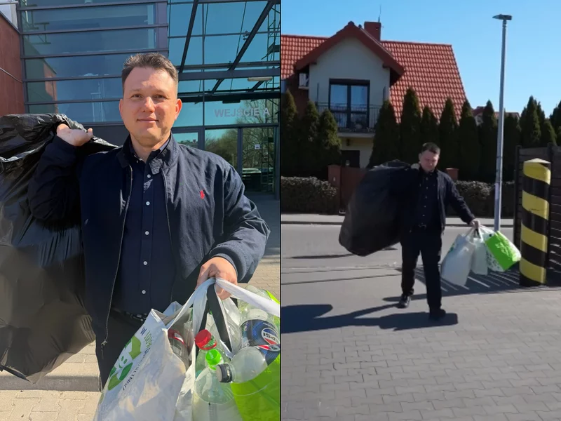 Jak działa system kaucyjny? Mentzen zatargał wory do sklepu