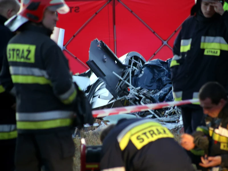 V katastrofi letala pri Żywcu na Poljskem umrli dve osebi