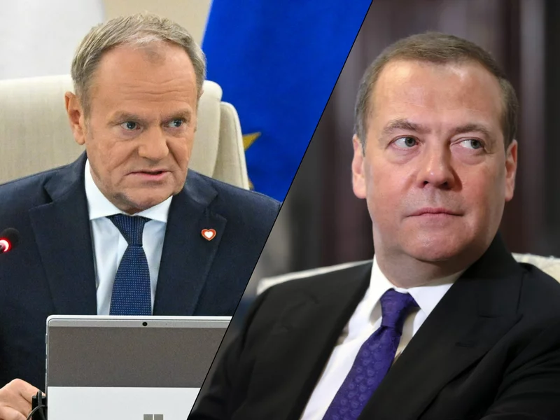 Tusk reaguje na groźby Miedwiediewa. 