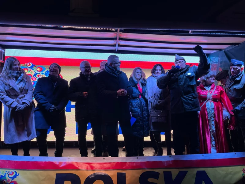 "Jaszczur" i "Ludwiczek" wyszli na wolność. Pojawili się na marszu Brauna