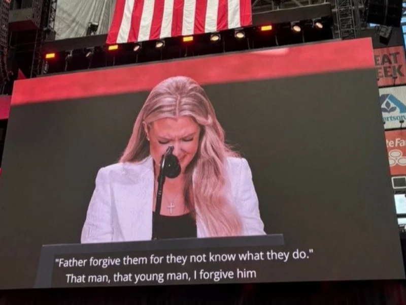 Poruszające słowa wdowy po Charliem Kirku: Wybaczam mordercy. Chrystus by tak uczynił