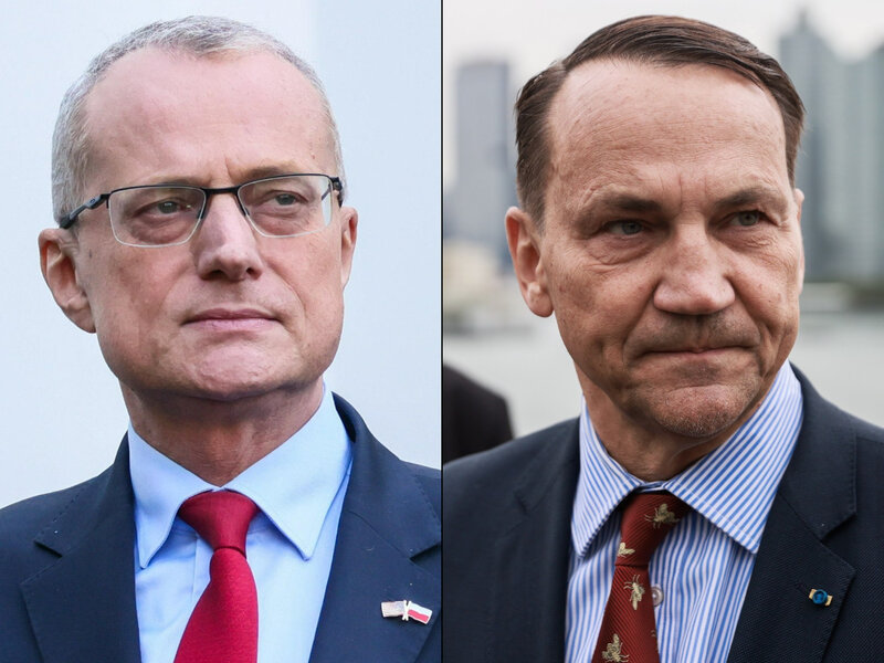 "Ministrowi spraw zagranicznych nie przystoi". Magierowski upomina Sikorskiego