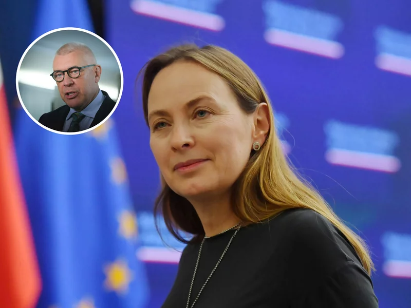 The tension between the minister and Giertych. "Victim of violence"