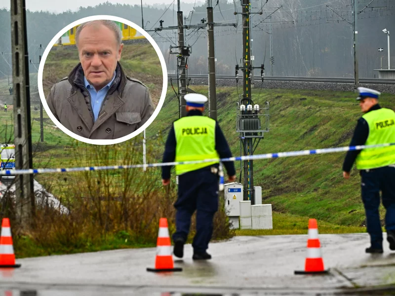 Niepokojące słowa Tuska. To był cel aktu dywersji?