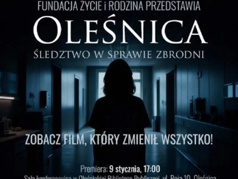Jest data premiery filmu "Oleśnica. Śledztwo w sprawie zbrodni"
