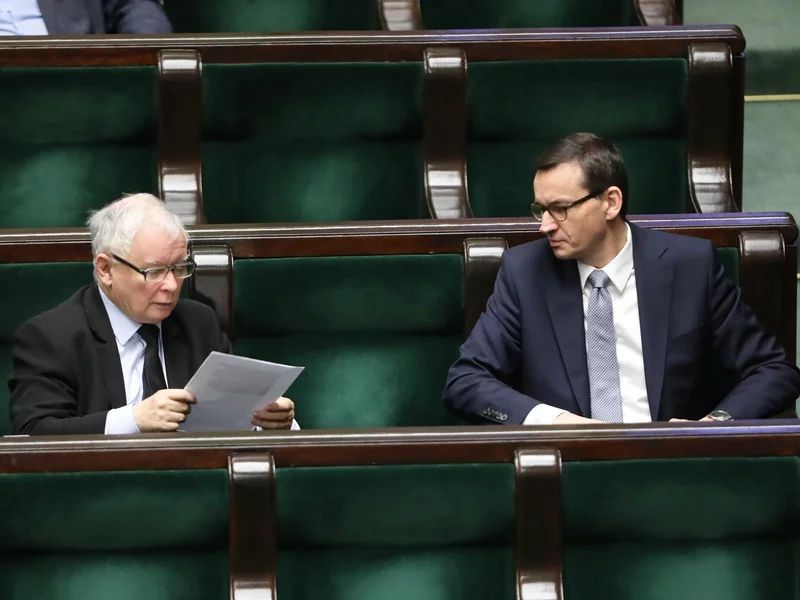 Morawiecki spotkał się z Kaczyńskim. Nocny wpis Bielana