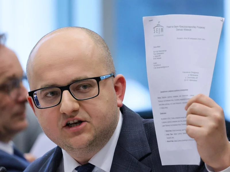 "Będę ujawniał dowody". Matecki opublikował oświadczenie