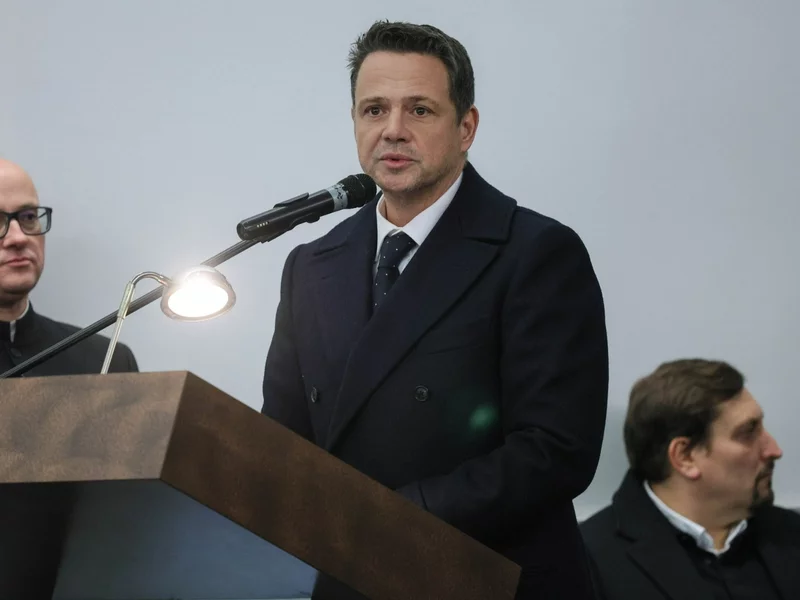 Trzaskowski na pogrzebie Urbaniaka. "To dla mnie najtrudniejszy moment"