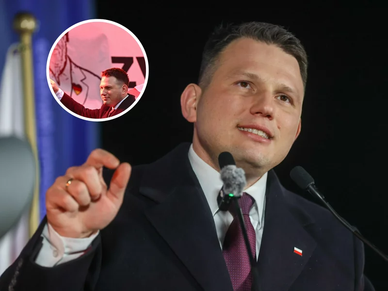 Mentzen zadrwił z zakazu. Zrobił to na Marszu Niepodległości