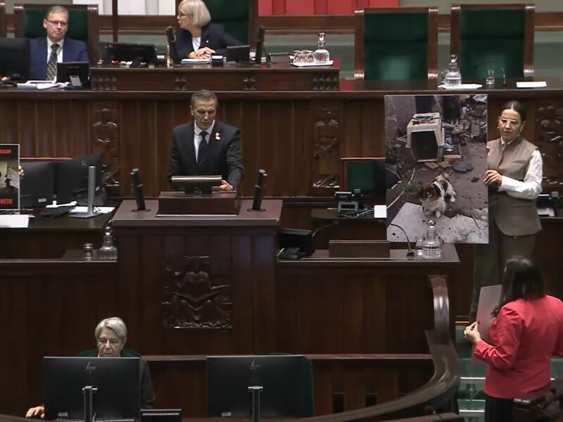 "Happening" w Sejmie. Sachajko: Pani marszałek to toleruje?