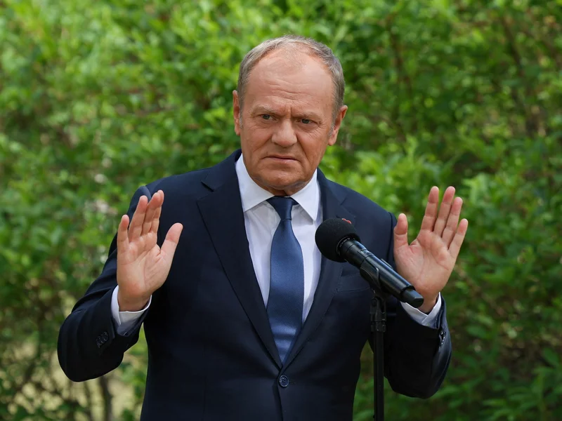 Tusk: Czasami szlag mnie trafia. Tłumaczyłem Zełen