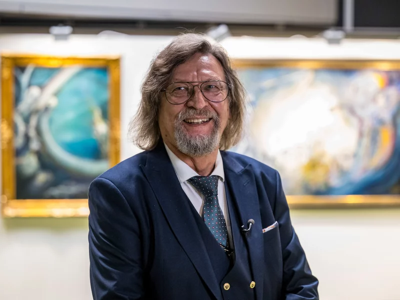 Wystawa obrazów kuzyna Kaczyńskiego w PE. 