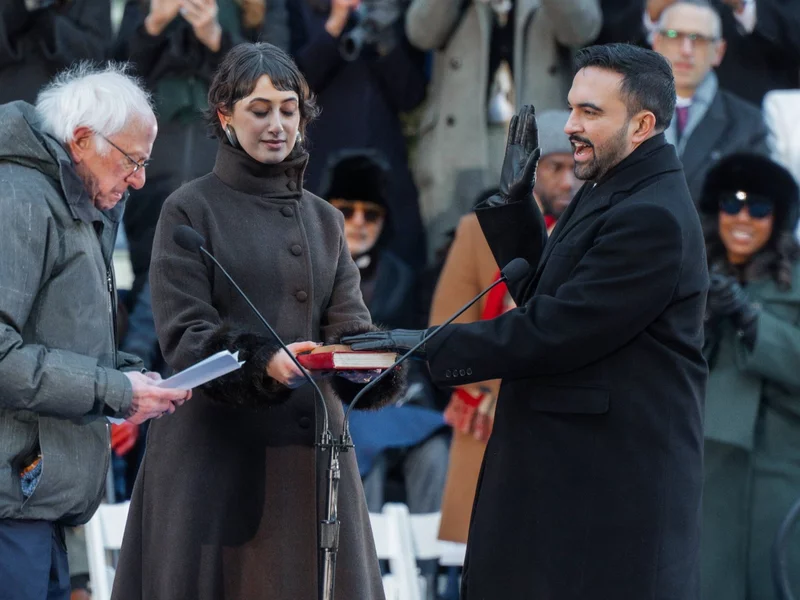 Nowy burmistrz Nowego Jorku złożył przysięgę na Koran