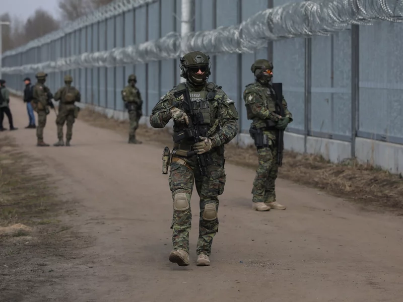 Polski żołnierz użył broni na granicy. Migrant trafił do szpitala